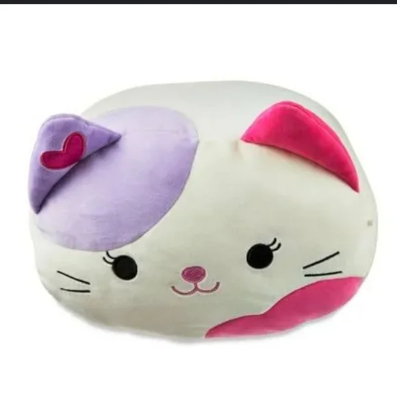 Squishmallows Official Stackable Plush 12 inch Pink And Purple Calico Cat