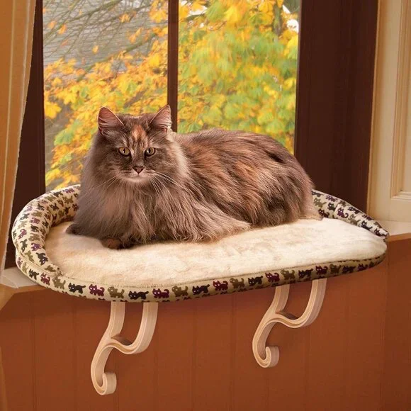 K&H Pet Products Kitty Sill Deluxe With Bolster 24