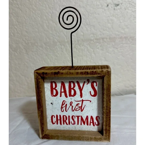 Baby's First Christmas‎ 2025 Christmas Sign Decoration
