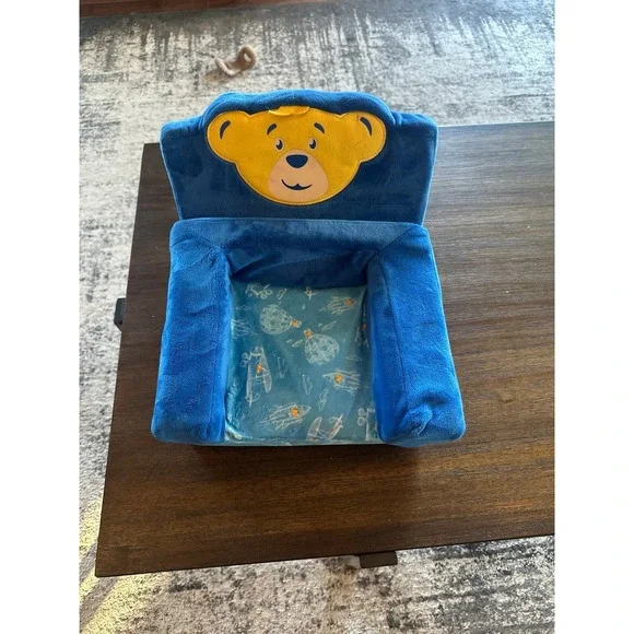Build A Bear Fold Out Blue Bed Chair