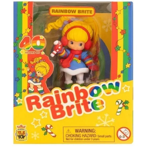 TLS Toys Holiday Rainbow Brite 40th Anniversary Mini Figure New in Box cheebee
