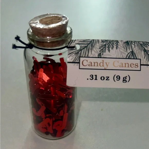 Target Christmas mini potion bottle Candy Canes NWT