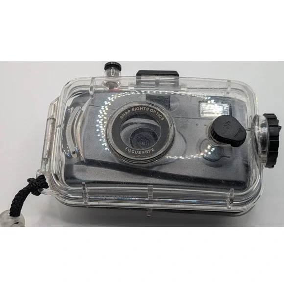 Snap Sights Underwater Film Camera Unisex OS Black 35mm 100ft Waterproof Case