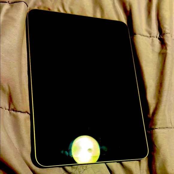 Yellow and Black Tablet with Modern Design