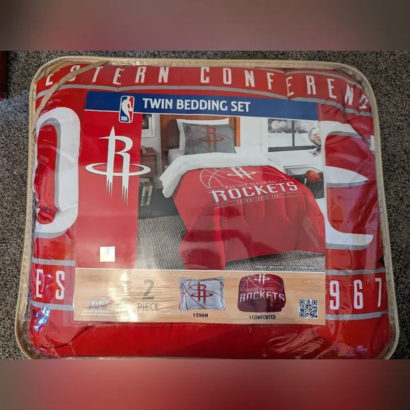 NBA Houston Rockets Twin Bedding Set