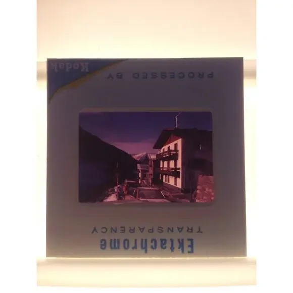 Vintage 1972 European Vacation Trip Ektachrome Photograph Color Slide