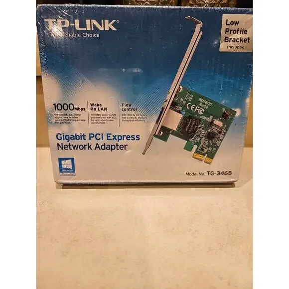 TP Link TG 3468 PCI-Expres x1 RJ 45 Port Gigabit Network Adapter