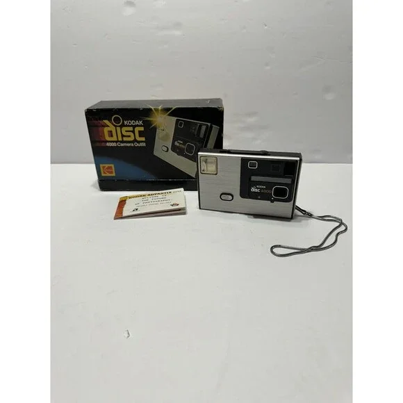 Vintage Kodak Disc 4000 Camera Outfit w/ box &‎ Manual Untested