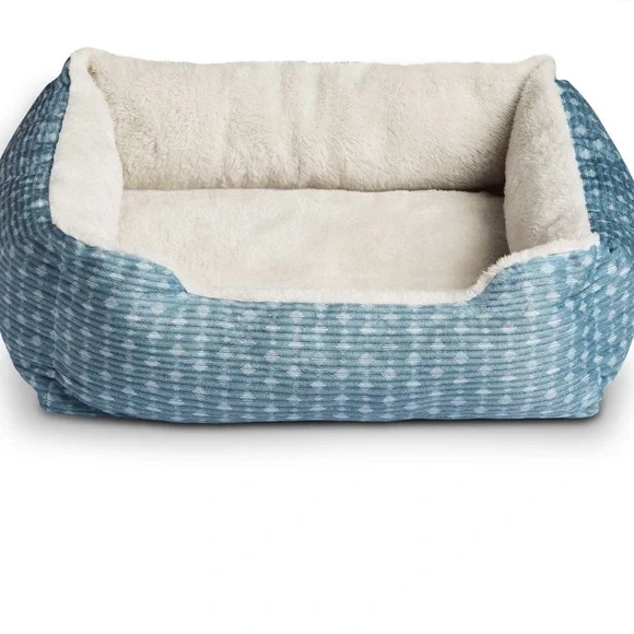 Vibrant Life Cuddler Small Dog or Cat Bed, Blue 19