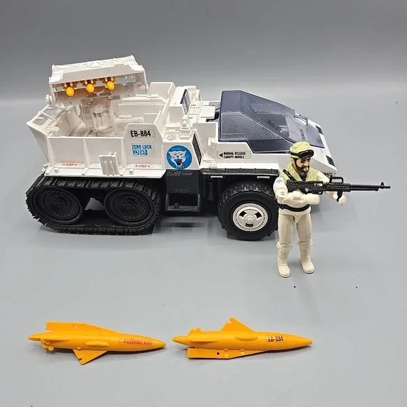 1985 Snow Cat Arctic Vehicle Vintage G.I. GI Joe 3.75 ARAH Lot Incomplete
