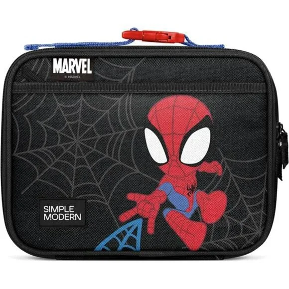 Kids Insulated Lunch Bag Reusable School Lunch Box with Pockets for Boys Girls