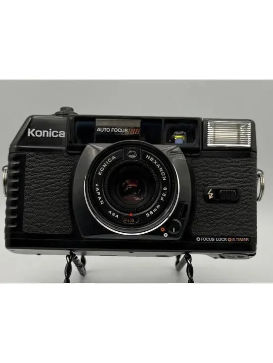 Konica Hexanon C35 Auto Focus 38mm F 2.8 35 mm Film Camera Japan “Parts/Repair”