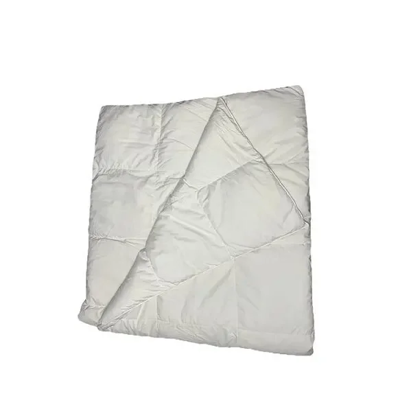 Charter Club White Chambered Queen Down Comforter Feather Bedding Luxury 102x90