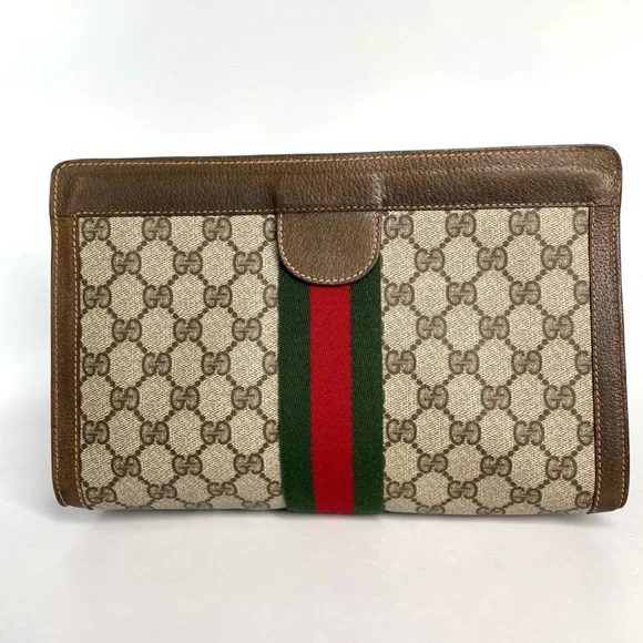 Gucci Sherry Line Monogram Clutch