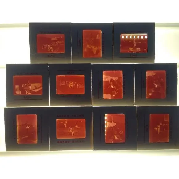 Lot 11 Vtg Woman Boat Sailing Pin Up Bathing Suit Pool Photograph Color Slides