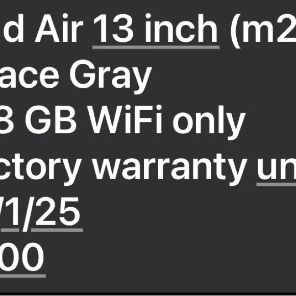 Apple iPad Air 13 inch - Space Gray