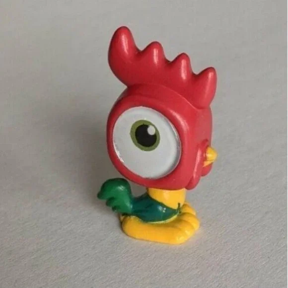 Disney Doorables Series 5 Hei Hei Moana Rare Rooster Mini Figure Red 1.5 Inch