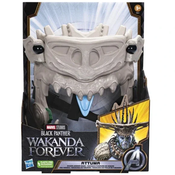 Marvel! Black Panther Wakanda Forever‎ Attuma Shark Armour Mask - HASBRO - New!