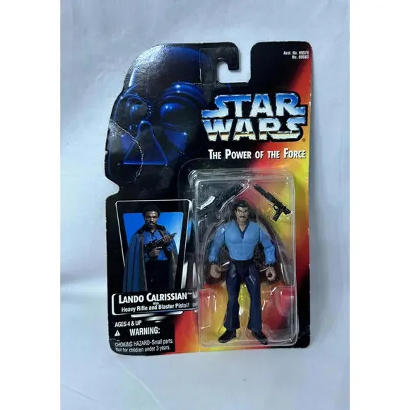 Kenner Star Wars The Power Of The‎ Force Lando Calrissian Action Figure New 1995