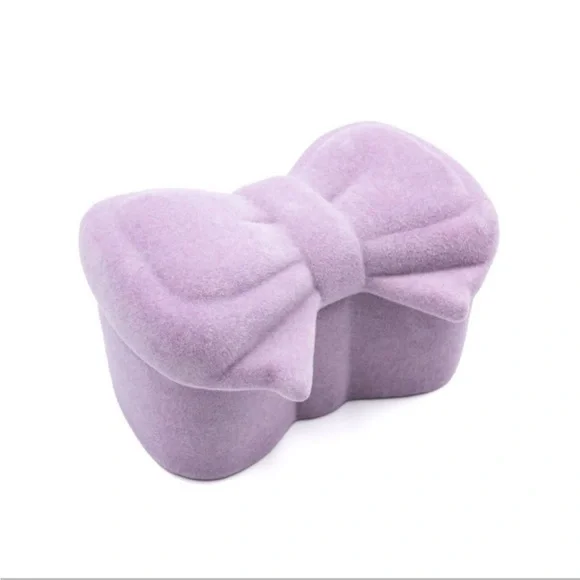 New Target Bullseye Playground Valentine’s Day Flocked Purple Coquette Box