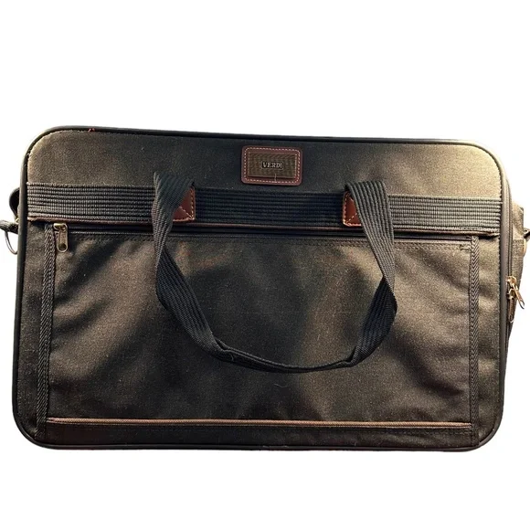Verdi Vintage Travel Bag / Briefcase, Olive Green