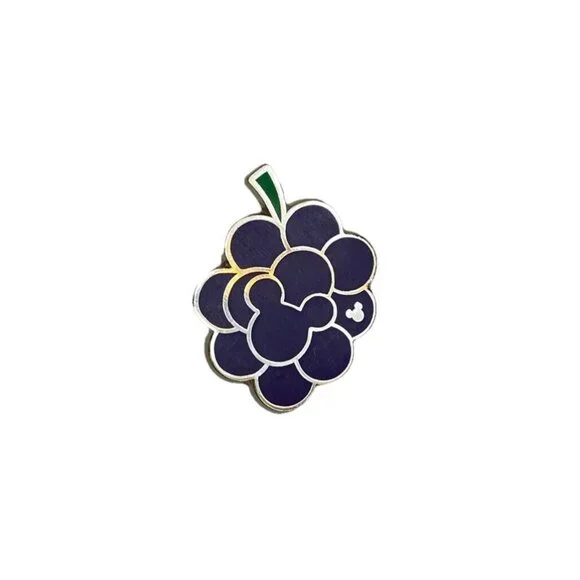 Purple Grapes Mickey Head Icon 2017 Hidden Mickey Fruit Collection Disney Pin