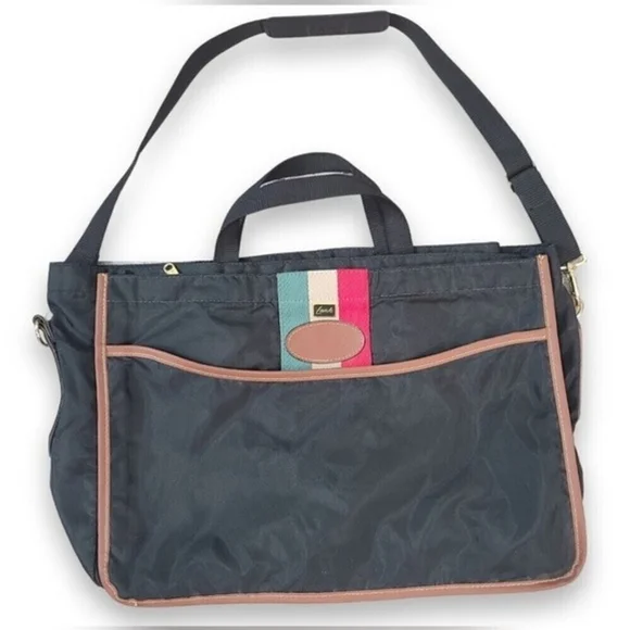 Vintage 1960s Lark Mod Carry-On Duffle Travel Bag