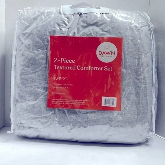 Dawn Bedding & More 2 Piece Textured Comforter Set Twin XL