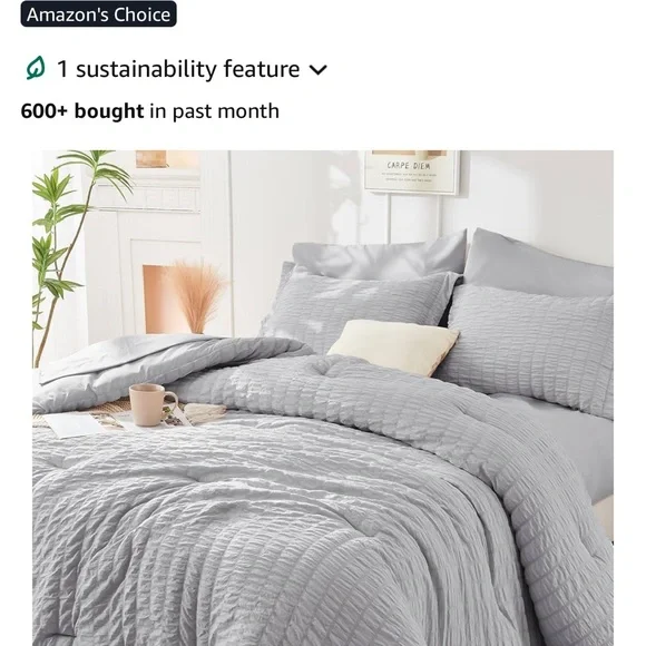 Light Gray Comforter Set