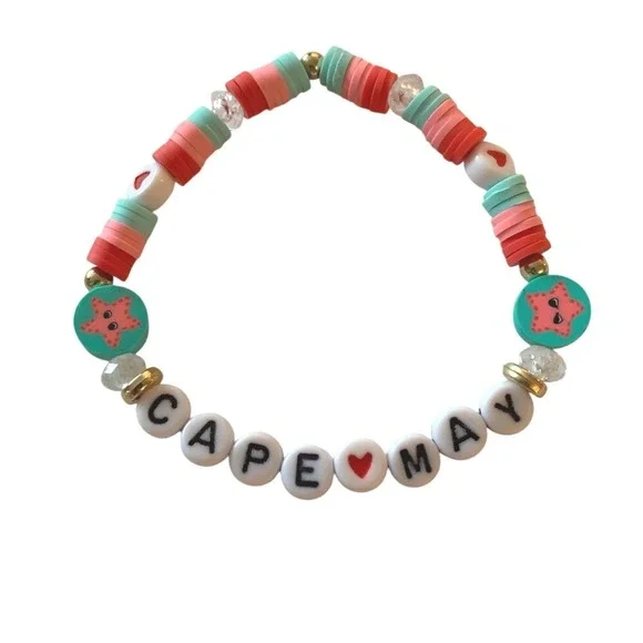 Red and Blue Beaded Jewelry‎ Bracelet