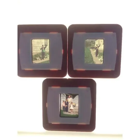 Lot 3 Vtg 40s Kodachrome Children BSA Boy Scout Uniform Photograph Color Slides