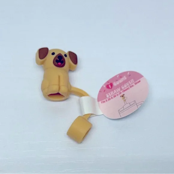 3 for $15 SALE Set of 2 Target Bullseye Playground Dog and Cat Straw Toppers