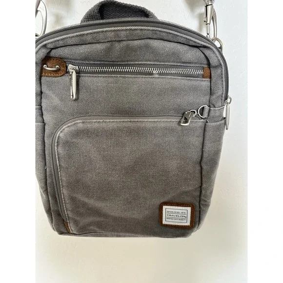 Travelon Anti-Theft Heritage Tour Bag Pewter - 33074-540, Pewter