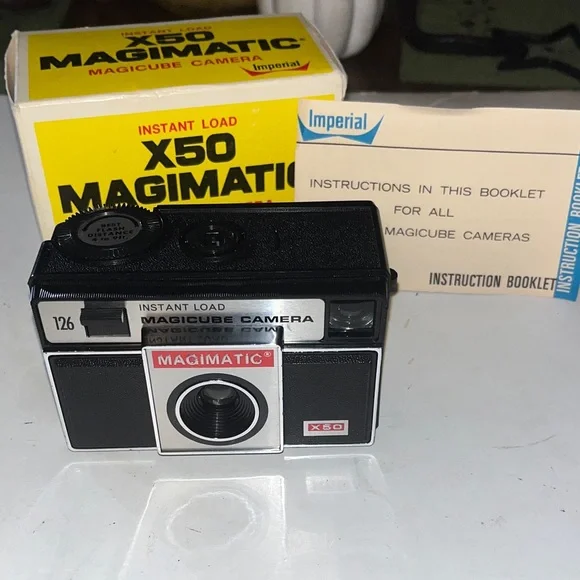 Magimatic X50 Black Camera 1970s Vintage