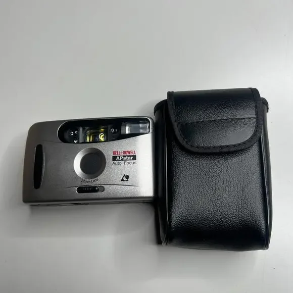 Bell &‎ Howell APstar Auto Focus 35mm Film Camera 27mm Lens Tested New Batteries