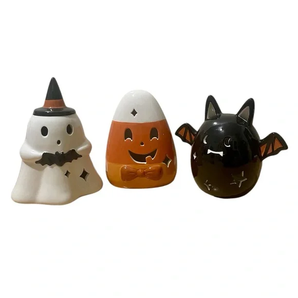 Target Light Up Ceramic Halloween Decor - Bundle of 3