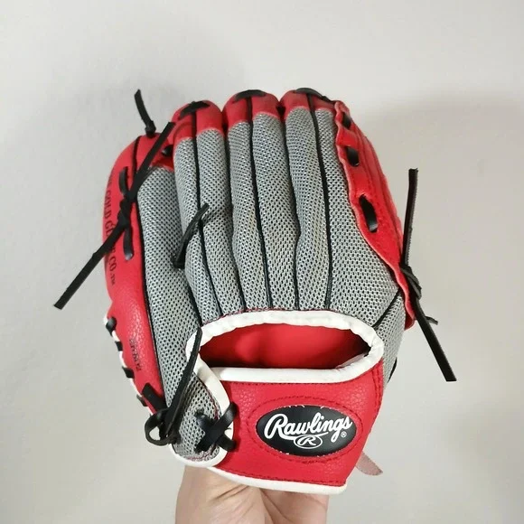 Rawlings Pro 10 inches PL10SS Right RHT T-Ball Youth Baseball Glove‎ Red G2