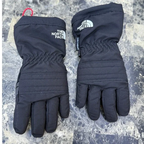 The North Face DryVent Winter Ski Snow Gloves Black Size S Waterproof