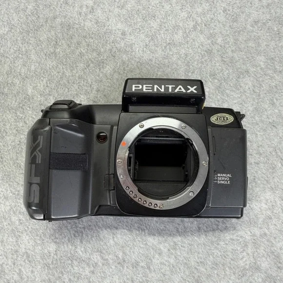 Pentax SFX SLR 35mm Film Camera Black Body Only Tested.