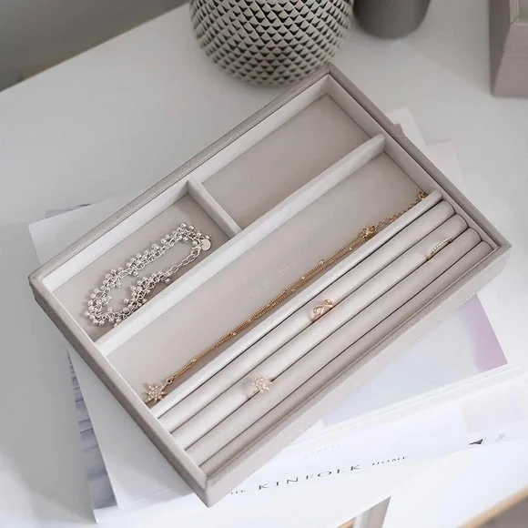 The Container Store Stackers Gray Jewelry Organizer