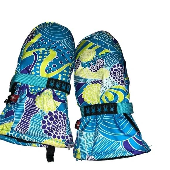 Spyder ski girls mittens gloves size large L kids