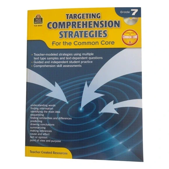 Targeting Comprehension Strategies for the Common Core Grd 7 by Teacher Created‎