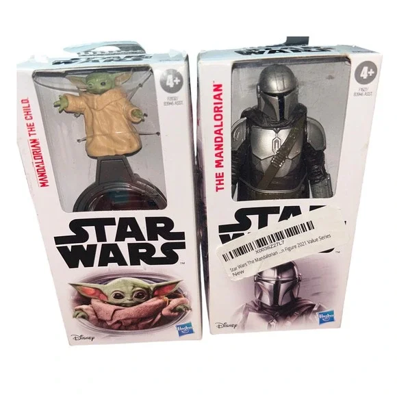 Star Wars The Mandalorian & The Child Action Figure Set Hasbro 2021 Value Series