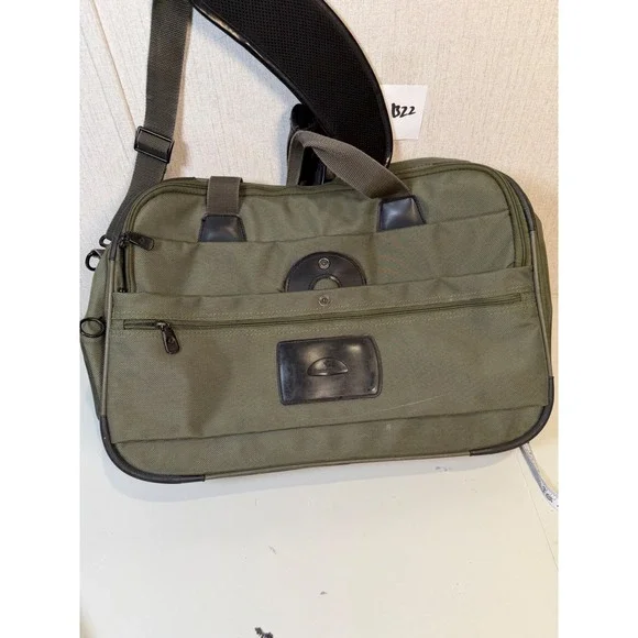 Samsonite Expandable Laptop Carry On Bag Soft Shell Shoulder‎ Case Green