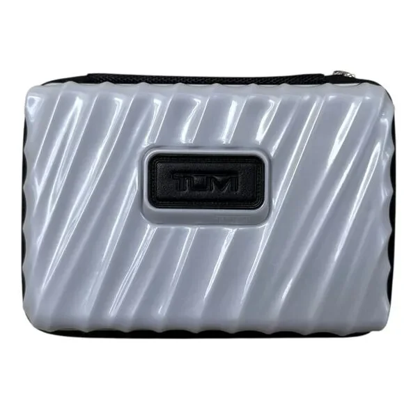 Tumi Hardshell Amenity Zip Travel Case Gray