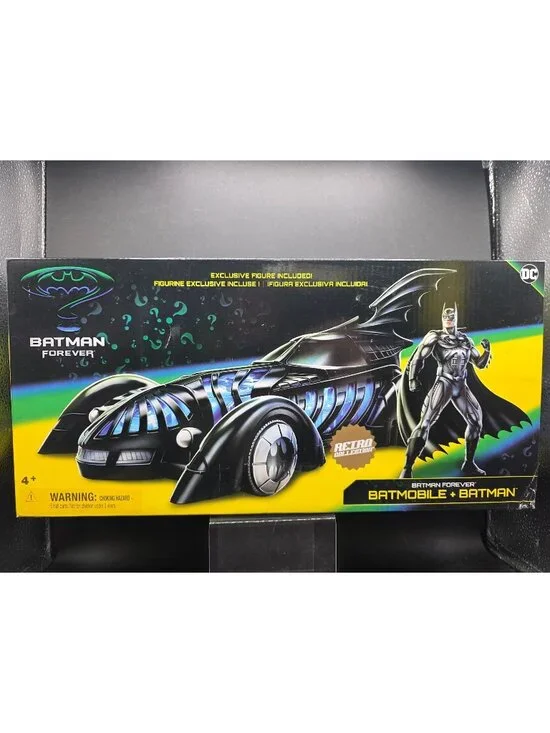 Batman Forever Batmobile + Batman Figure Retro Collection Exclusive