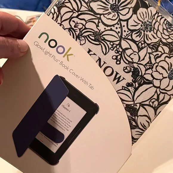 Barnes & Noble Nook GlowLight Plus Cover Jane Austen‎ Theme (e/x) (NEW)