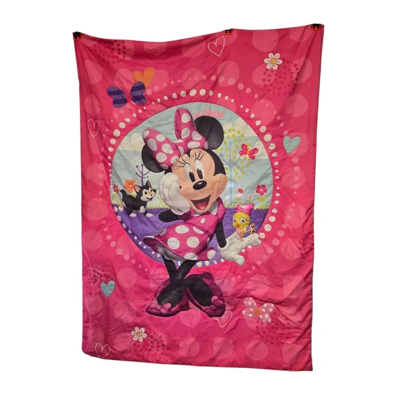 Disney Minnie Mouse Quilted Comforter Blanket 42