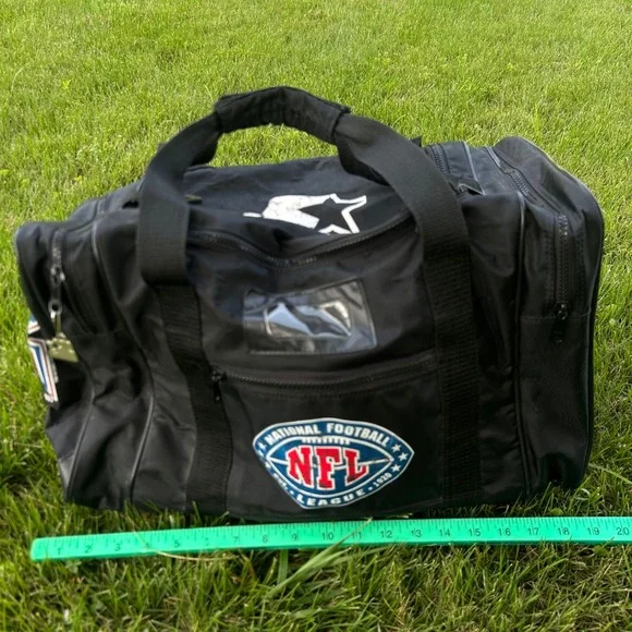 Vintage Starter Super Bowl XXVII 1993 Duffel Bag NFL Black Gym Travel Bag 20 In
