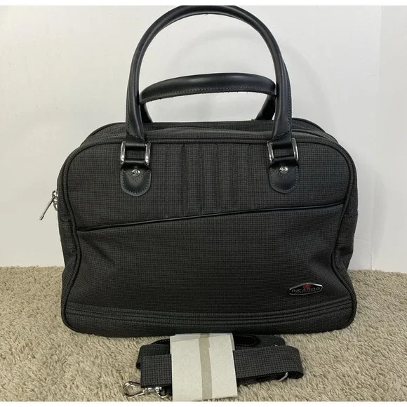RICARDO Beverly Hills‎ Carry-On Suitcase Satchel Bag Weekender Travel Dark Gray